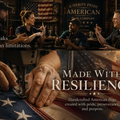 Maison de Mai Handcrafted American Flag – Made With Resilience, Pride & Purpose – Embroidered Stars Patriotic US Flag